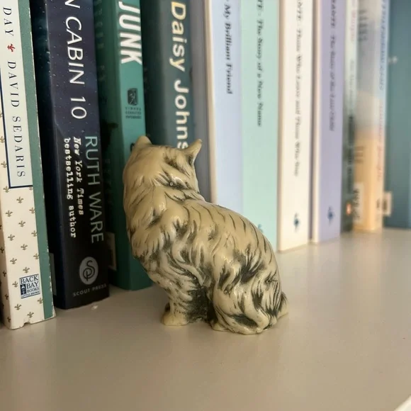 Vintage Marble Cat Figurine - Picture 3 of 6